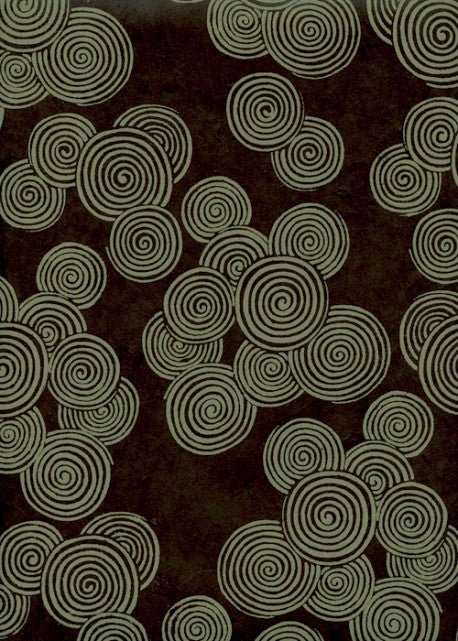 papier lokta noir et gris